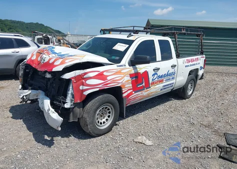 2018 Chevrolet Silverado K1500 Custom из США, поврежденный, VIN 1GCVKPEC1JZ203519